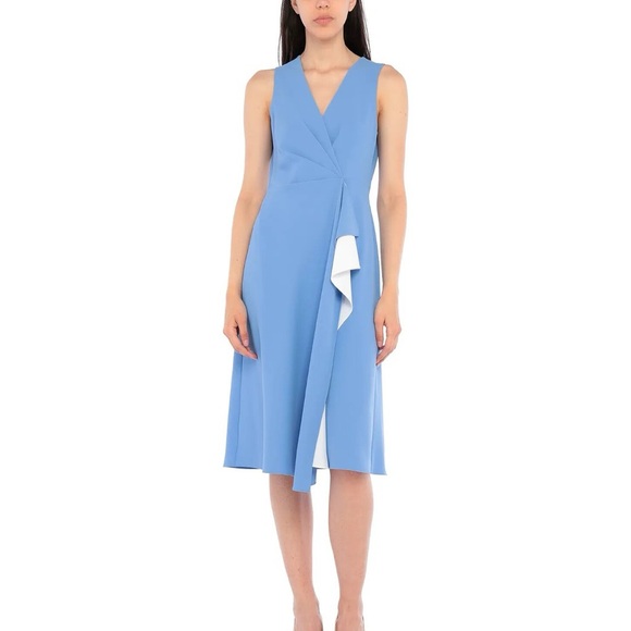 Diane Von Furstenberg Dresses & Skirts - Diane Von‎ Furstenburg Blue Sleeveless Dress size 2